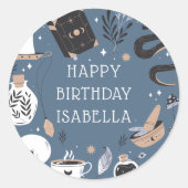 Sticker Rond Mysstal Fortune Teller Anniversaire (Devant)