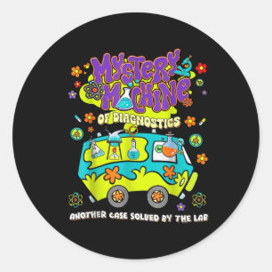 Sticker Rond Mystery Machine Of Diagnostics Lab Week 2025 Med L