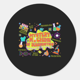 Sticker Rond Mystery Machine Of Lab Week 2025 Diagnostics Med L