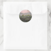 Sticker rond "Mystic Lake" (Sac)