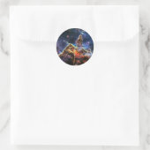 Sticker Rond Mystic Mountain dans l'espace NASA (Sac)