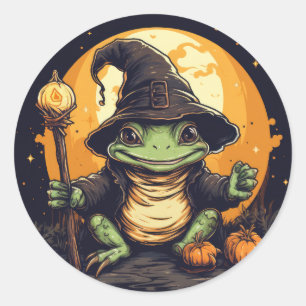 Sticker Rond Mystic Ribbit