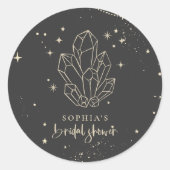 Sticker Rond Mystical Zodiac Tarot Cérémonie Céleste de Fiançai (Devant)