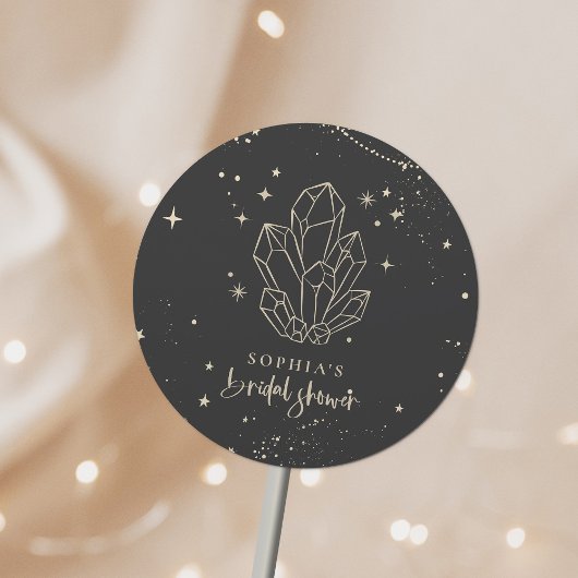 Sticker Rond Mystical Zodiac Tarot Cérémonie Céleste de Fiançai