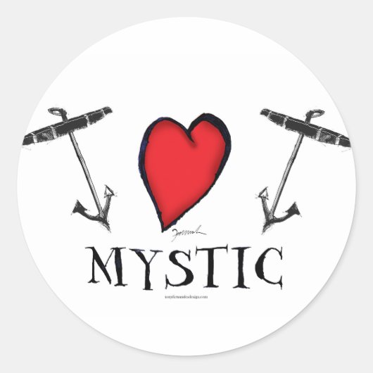 Sticker Rond mystique (Devant)
