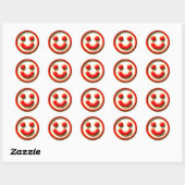 STICKER ROND N° 1 (Feuille)