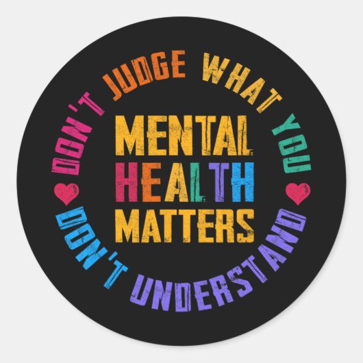 Sticker Rond N° 39 ; Ne jugez pas ce que vous faites et n° 39 ; (Devant)