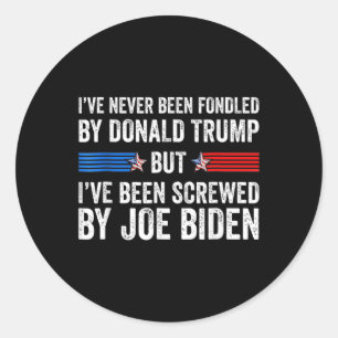 Sticker Rond N'A Jamais Été Fondé Par Donald Trump, Mais Trump