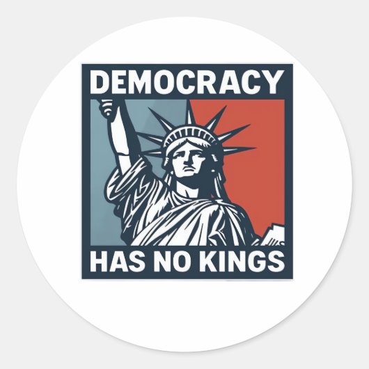 Sticker Rond N'a Pas de Rois (Devant)