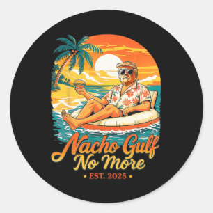 Sticker Rond Nacho Golf Fini Golfe Des États-Unis Ét 2025 