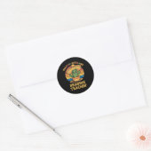 Sticker Rond Nacho Moyenne de lecture Enseignant Mexicain Cinco (Enveloppe)