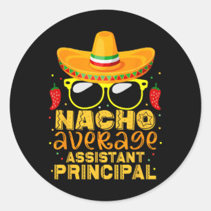 Sticker Rond Nacho Moyenne Istante Principal Cinco De Mayo Ense
