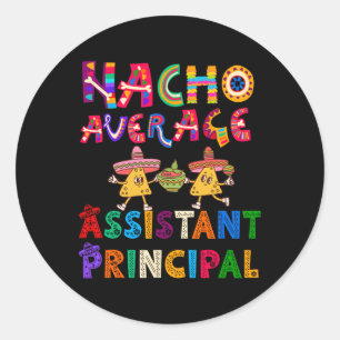 Sticker Rond Nacho Principal Istant Moyen Cinco De Mayo