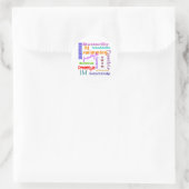 Sticker Rond Nage Partout (Sac)