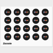 Sticker Rond Nah Im Good Sarcastic Anti Valentines Funny Gift  (Feuille)