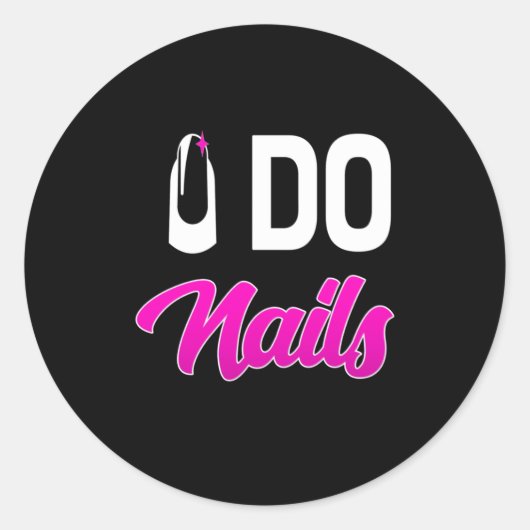 Sticker Rond Nail Artiste Do Nails (Devant)