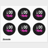 Sticker Rond Nail Artiste Do Nails (Feuille)