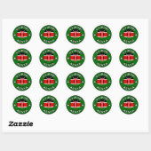 Sticker Rond Nairobi Kenya (Feuille)