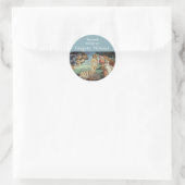 Sticker Rond Naissance de Vénus par Sandro Botticelli ex-libris (Sac)