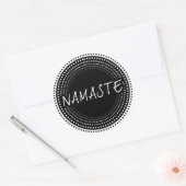 Sticker Rond Namaste (Enveloppe)