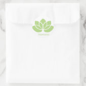 Sticker Rond Namaste Lotus (Sac)