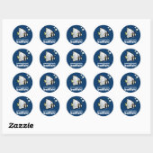 Sticker Rond nananananananana Batfish ! (Feuille)