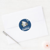 Sticker Rond nananananananana Batfish ! (Enveloppe)