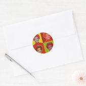 Sticker Rond nancy Reagan (Enveloppe)