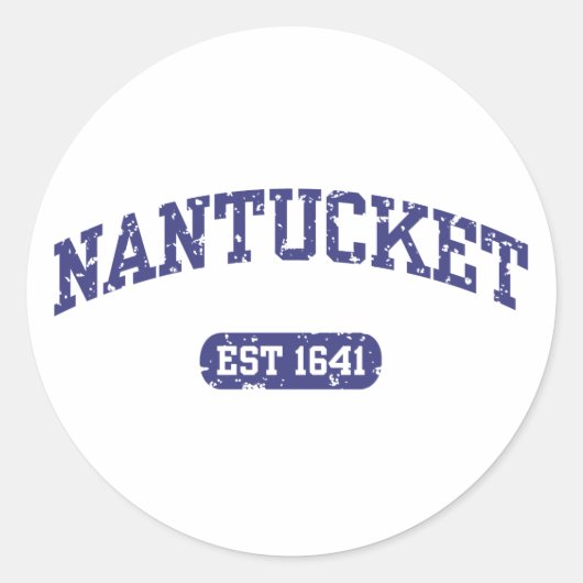 Sticker Rond Nantucket (Devant)