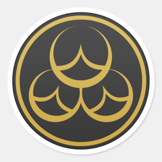 Sticker Rond Naoe Clan Kamon (Devant)