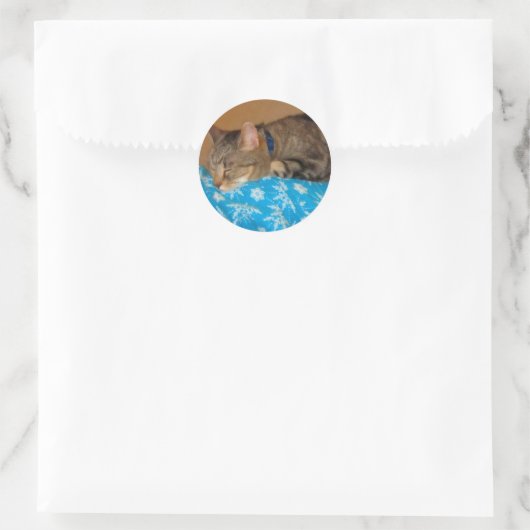 Sticker Rond Nap Heure Pour Indigo (Sac)