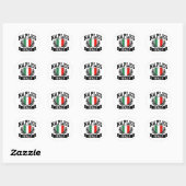 Sticker Rond Naples (Feuille)