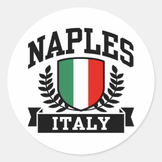 Sticker Rond Naples