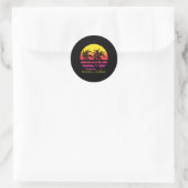 Sticker Rond Naples Floride (Sac)