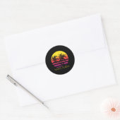 Sticker Rond Naples Floride (Enveloppe)