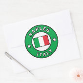 Sticker Rond Naples Italie (Enveloppe)