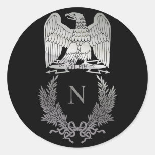Sticker Rond Napoléon Bonaparte Emblem