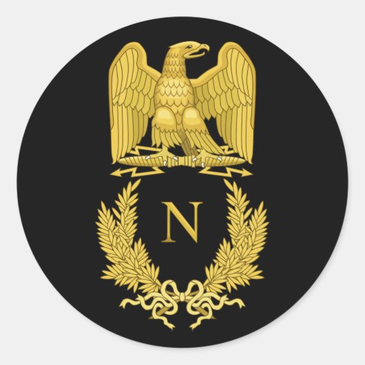 Sticker Rond Napoléon Emblem (Devant)
