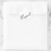 Sticker Rond napoli (Sac)