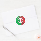 Sticker Rond Napoli Italia (Enveloppe)