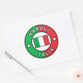 Sticker Rond Napoli Italia (Enveloppe)