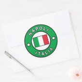 Sticker Rond Napoli Italia (Enveloppe)