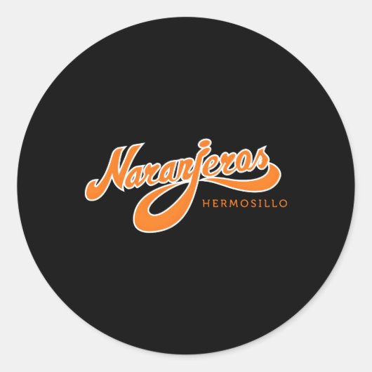 Sticker Rond Naranjeros De Hermosillo (Devant)
