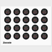 Sticker Rond Narcolepsie Faits Trouble du sommeil Narcolepsie (Feuille)