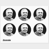 Sticker Rond Narendra Modi (Feuille)