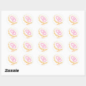 STICKER ROND NARUTO (Feuille)