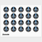 Sticker Rond Narva (Feuille)