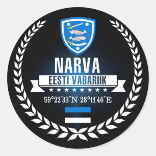 Sticker Rond Narva