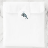 Sticker Rond Narwhalstache (Sac)