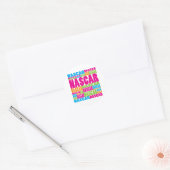Sticker Rond NASCAR coloré (Enveloppe)